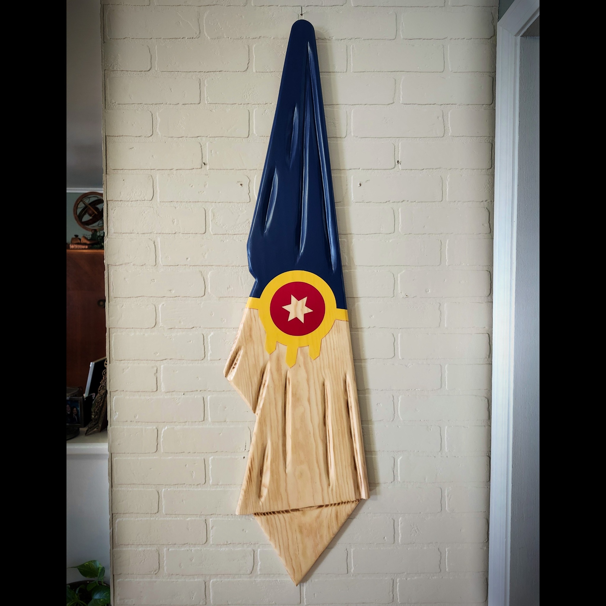 Tulsa Draped Flag