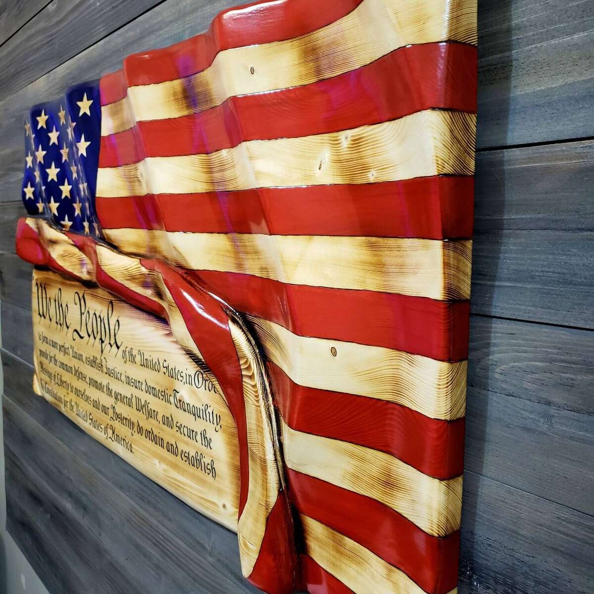 We the People Flag — Detail View