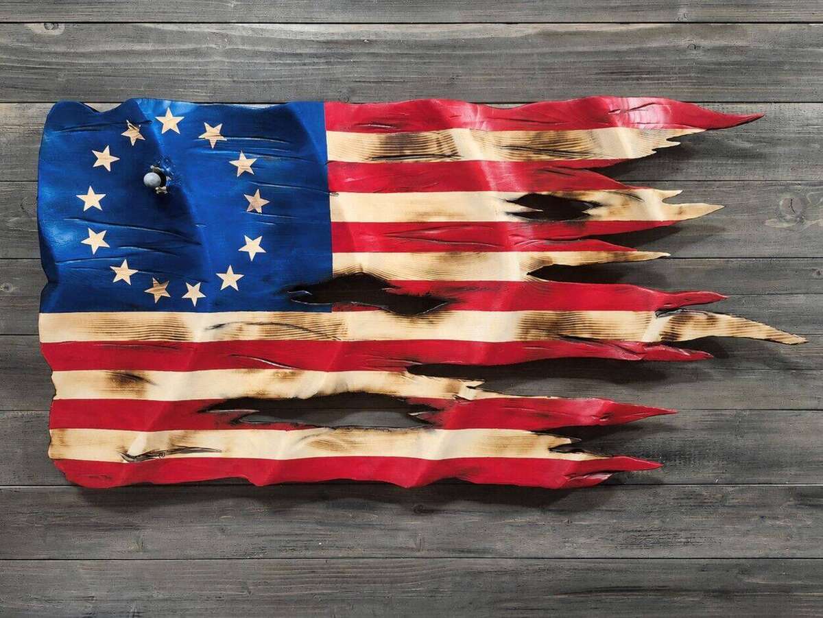 Battle Worn Betsy Ross Flag