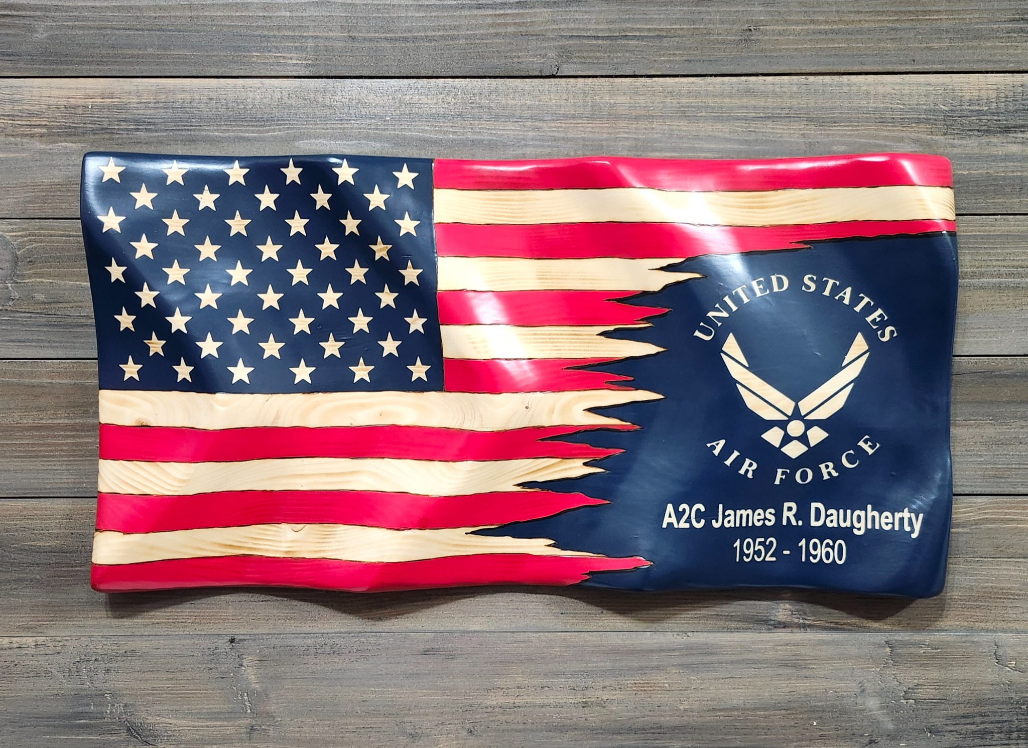 Personalized Air Force Flag