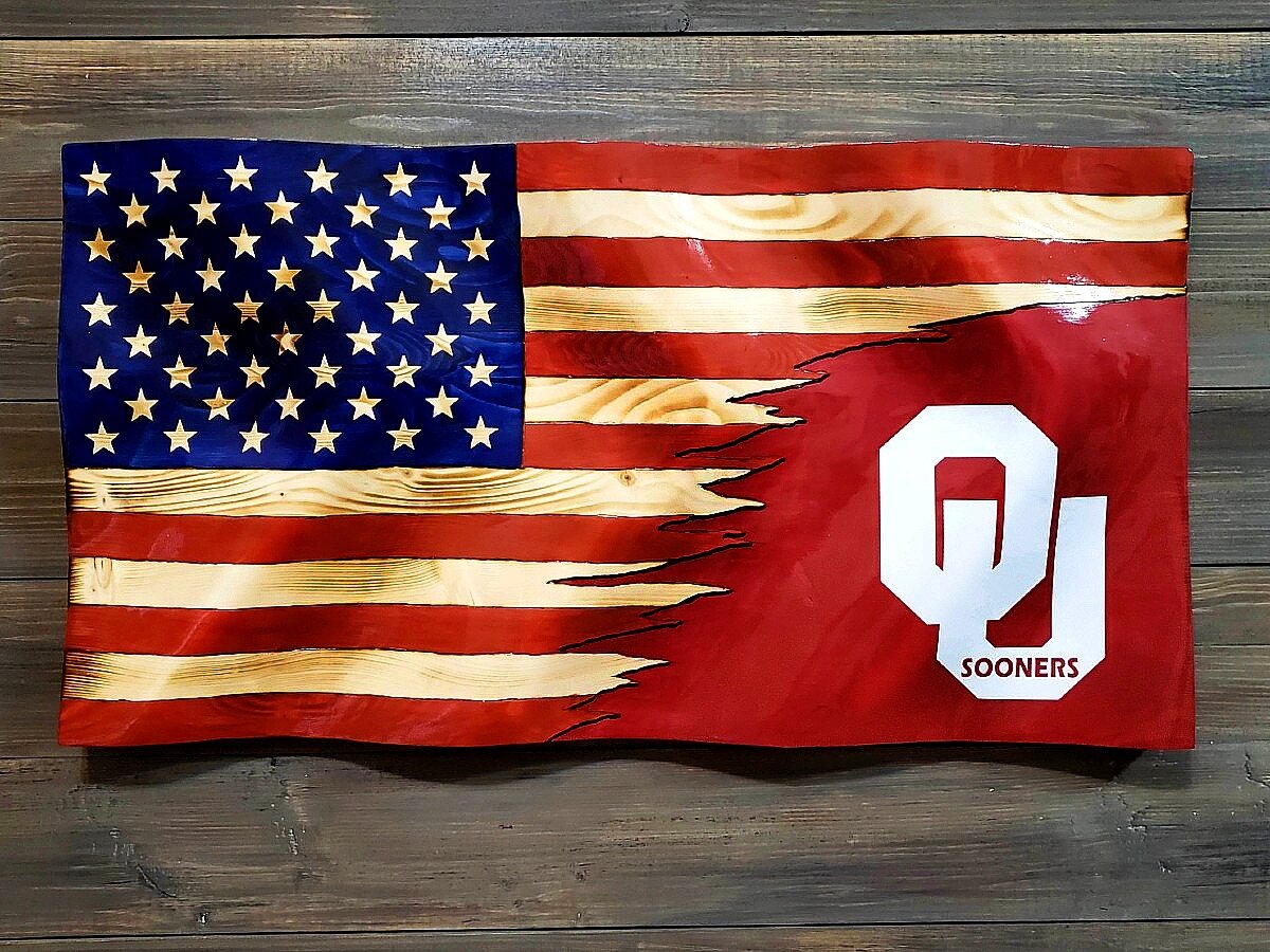 Oklahoma Sooners Flag