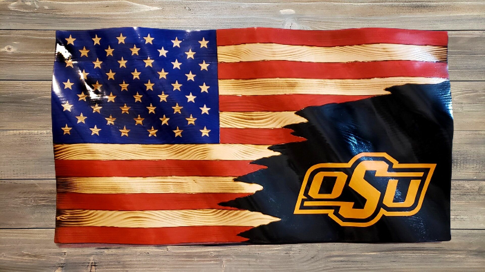 Oklahoma State Cowboys Flag